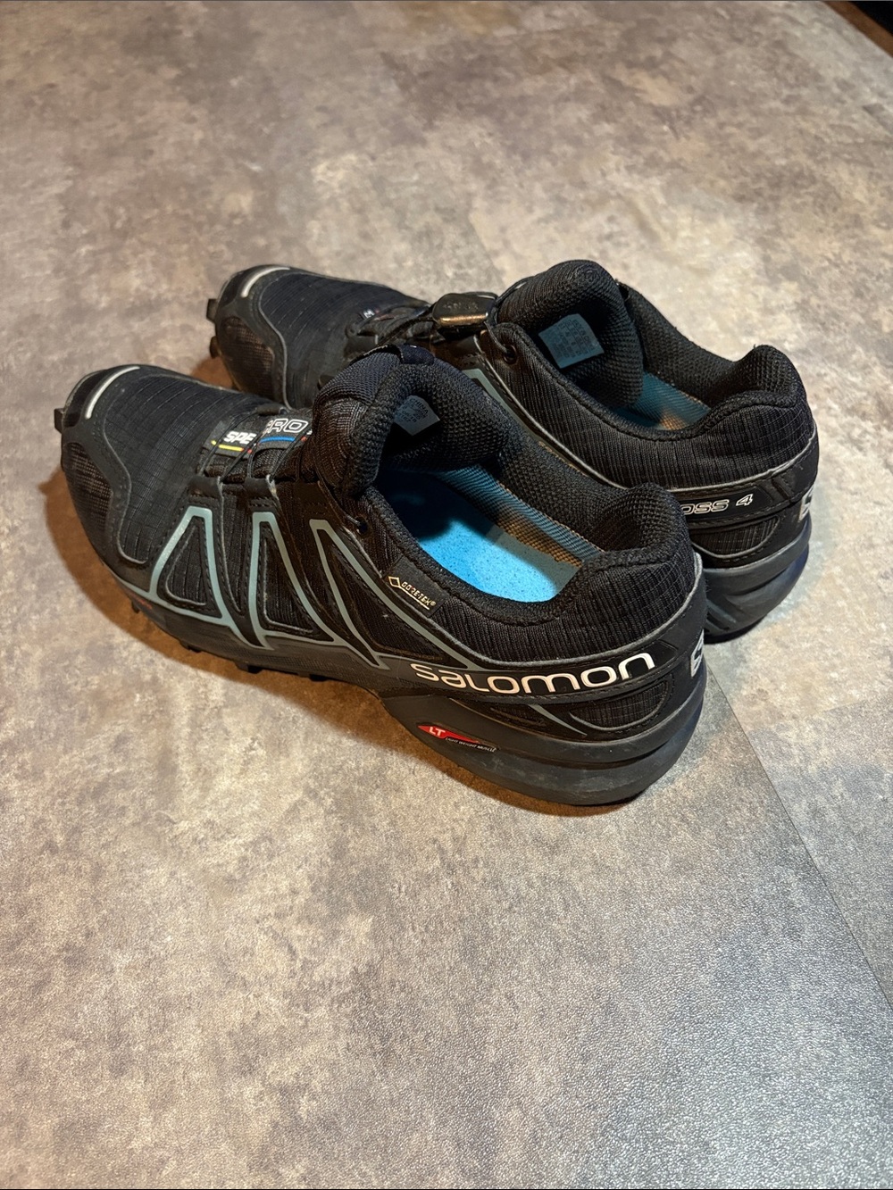 Women’s Salomon Speedcross 4 GTX Black Sz 8